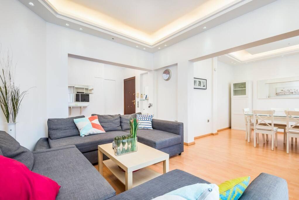 Modern Spacious Apt In アテネ エクステリア 写真